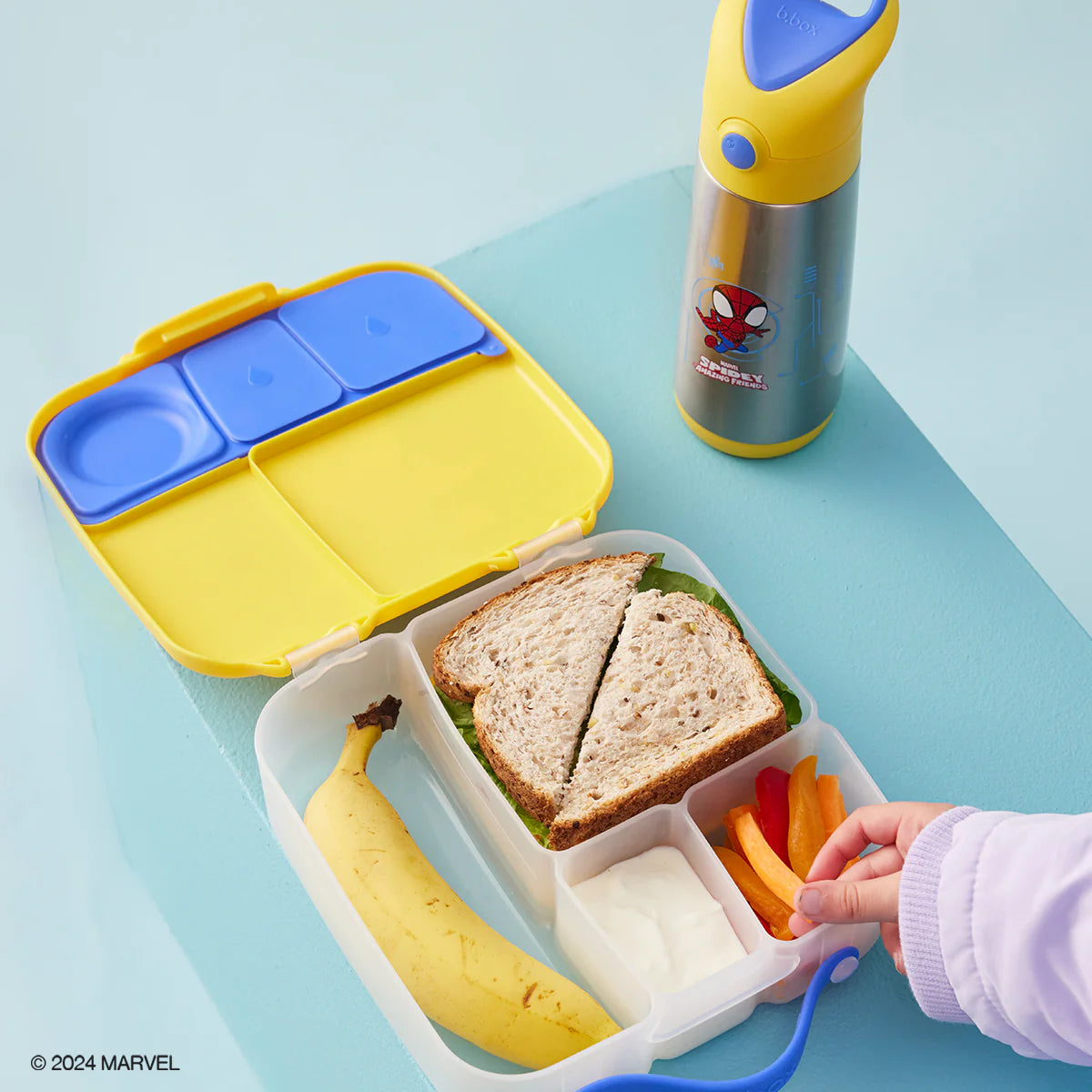 b.box Marvel Spidey Lunchbox | Aster & Ruby