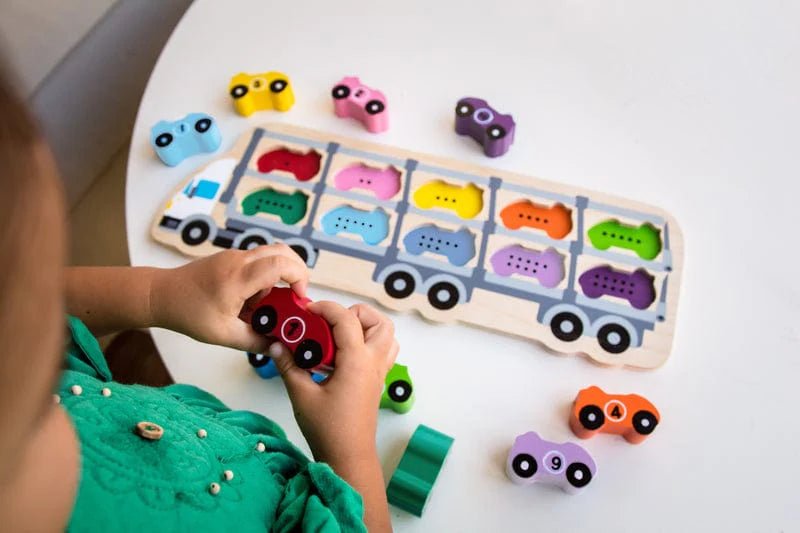 1 - 10 Car Puzzle - Aster & Ruby