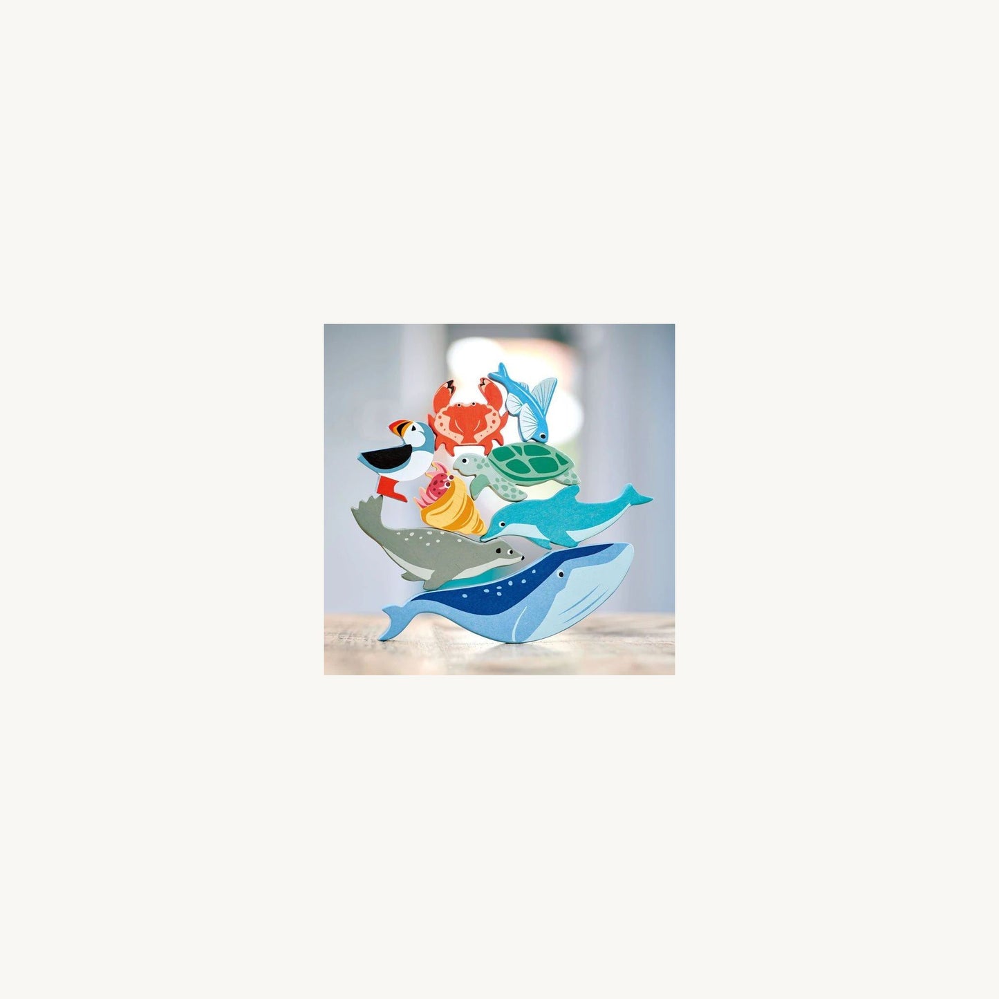 Coastal Animals Display Shelf Set – children's product by Tender Leaf Toys | Aster & Ruby