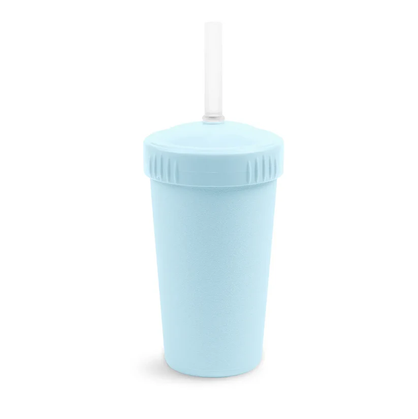 Straw Cup with Reusable Straw