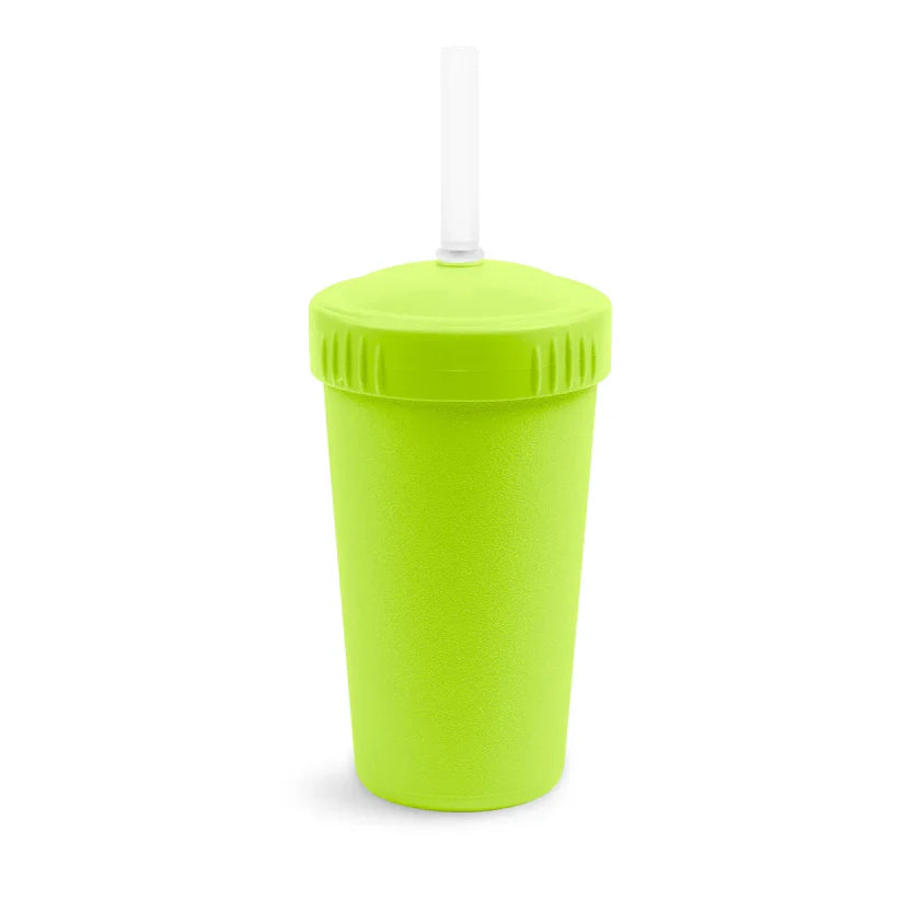 Straw Cup with Reusable Straw