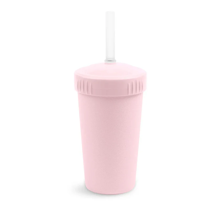 Straw Cup with Reusable Straw