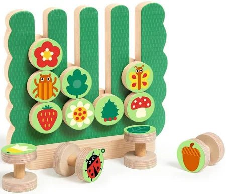 12 piece Garden Vertical Wooden Game - Aster & Ruby
