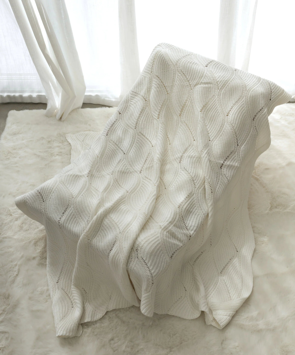Keepsake Knit Blanket | Ivory