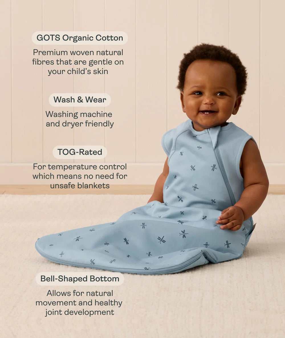 Side Zip Premium Sleeping Bag 1.0 TOG Daisies