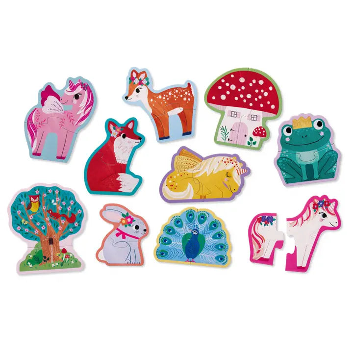 Let's Begin 2pc Puzzles Unicorn