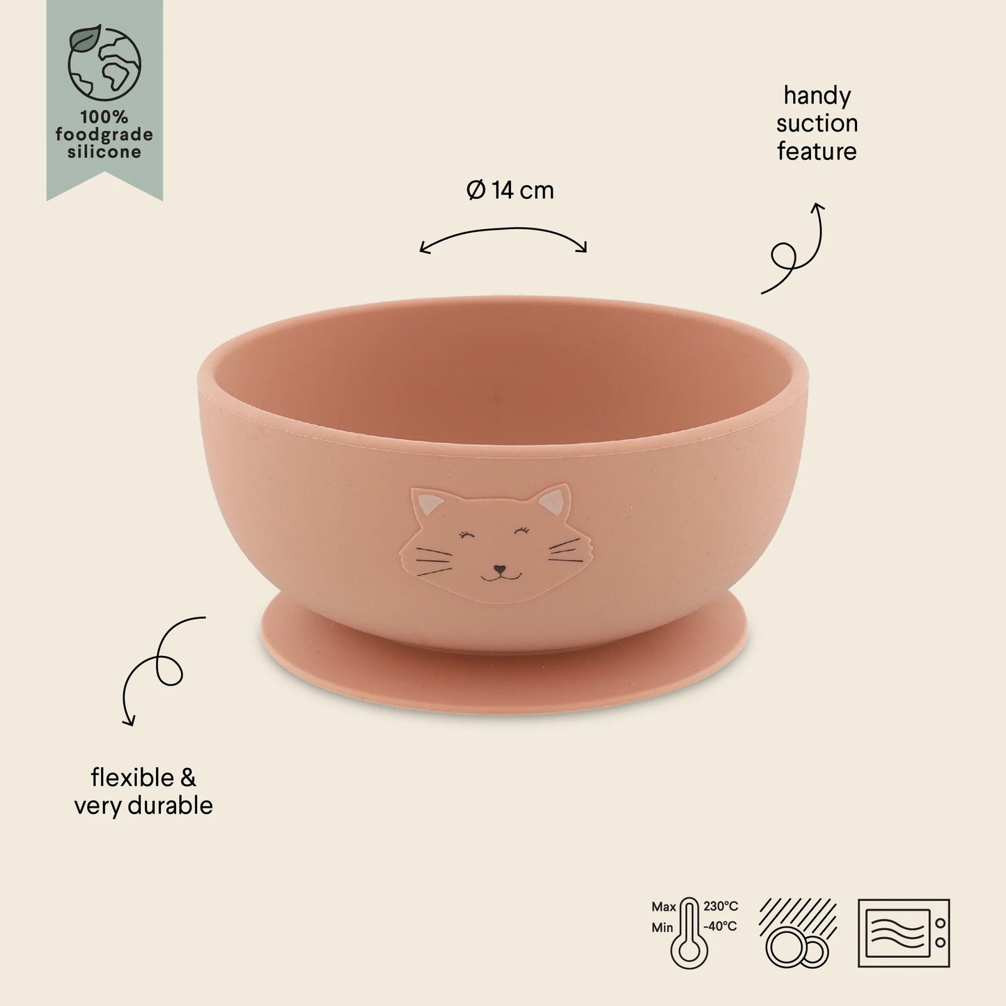 Silicone Suction Bowl Mrs. Cat