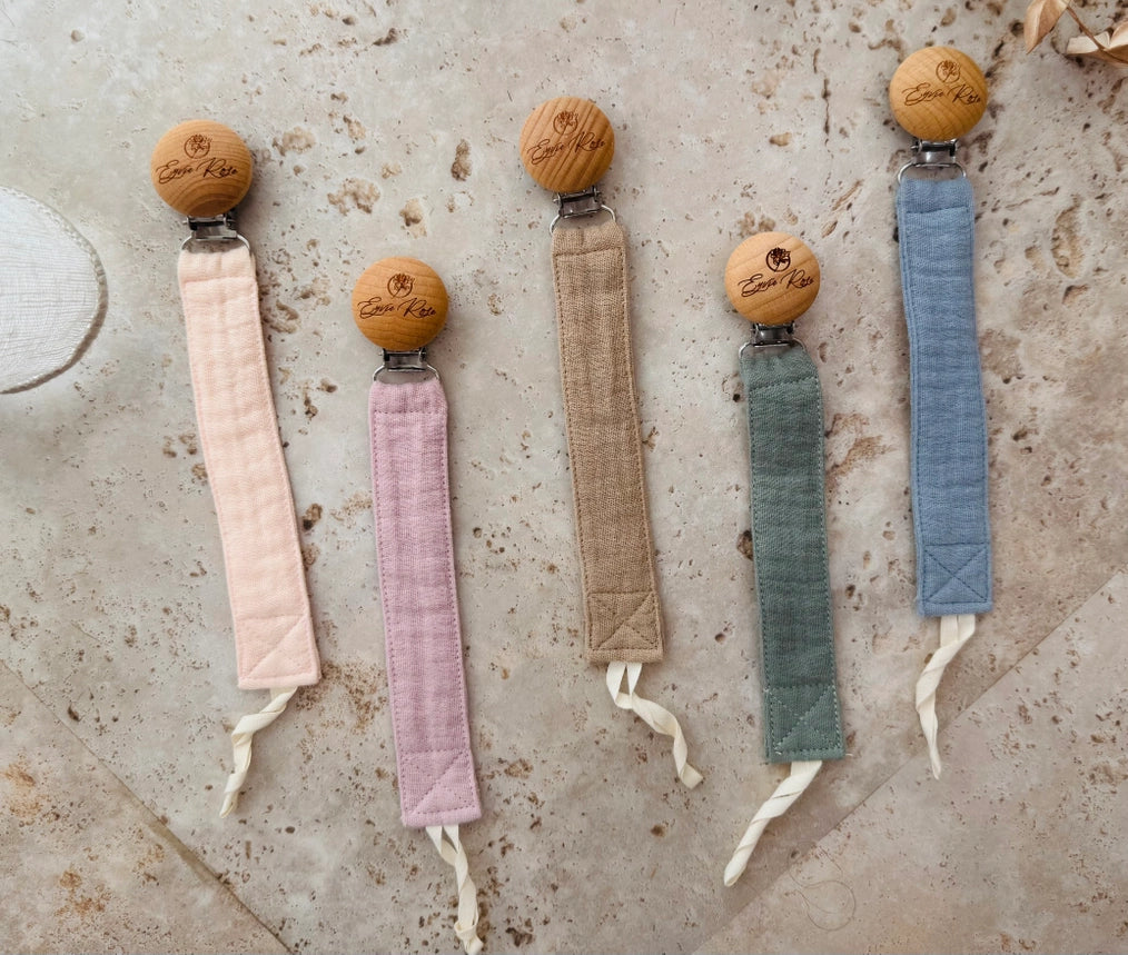 Cotton & Beech Wood Dummy Clip