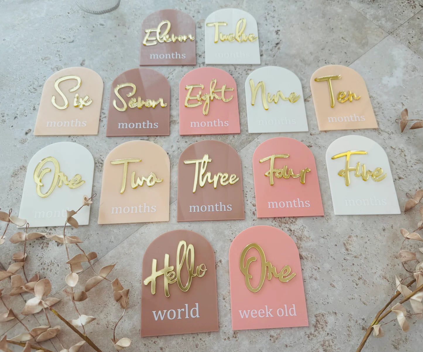 Milestone Cards - Blossom