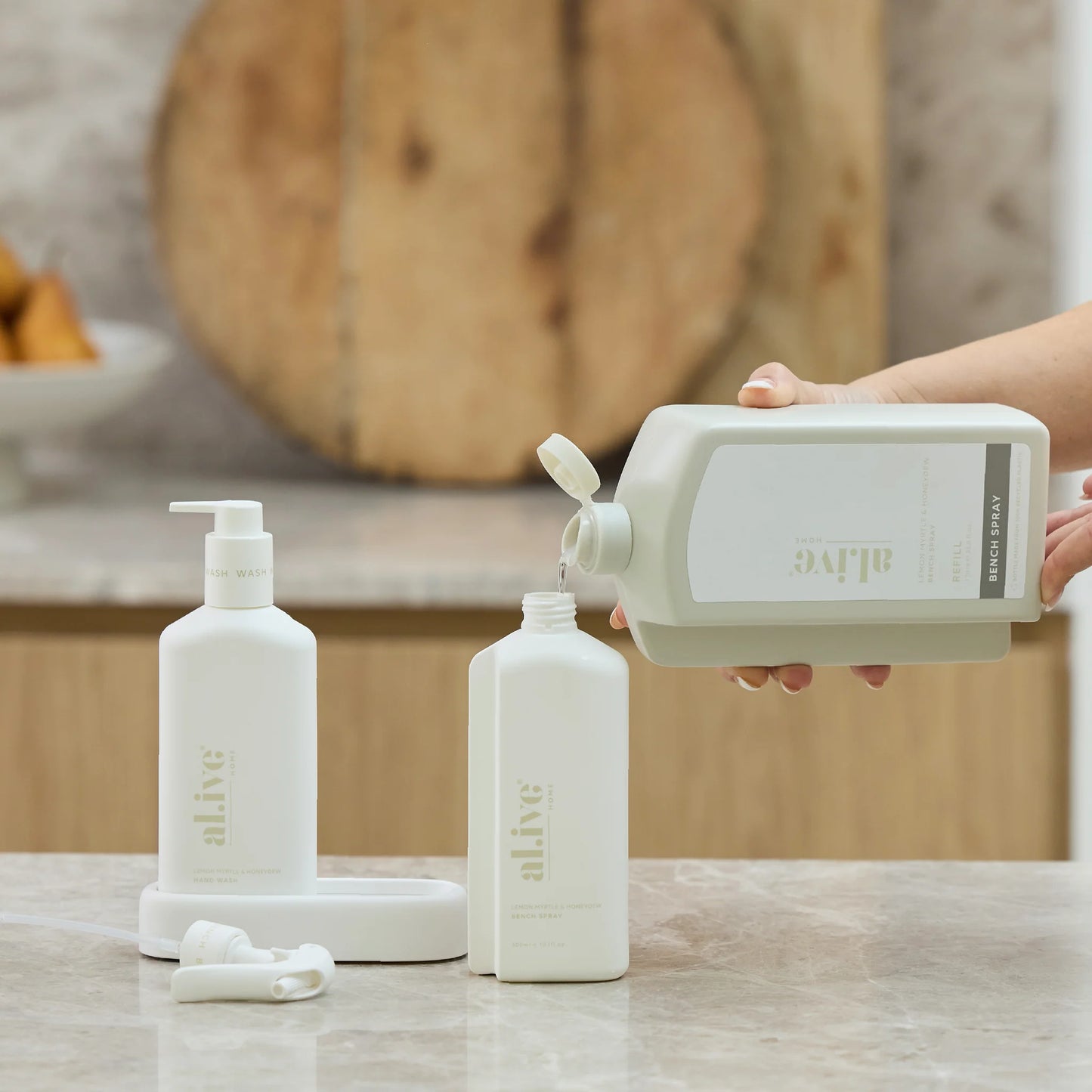 1L Bench Spray Refill Lemon Myrtle & Honeydew