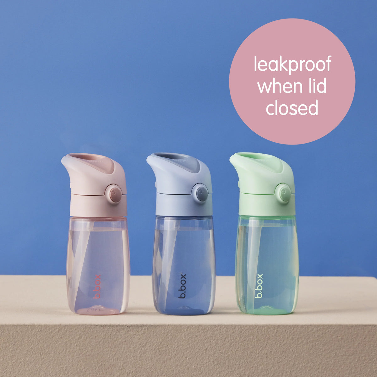 b.box b.box 380ml Drink Bottle Jnr - Blush Crush | Aster & Ruby