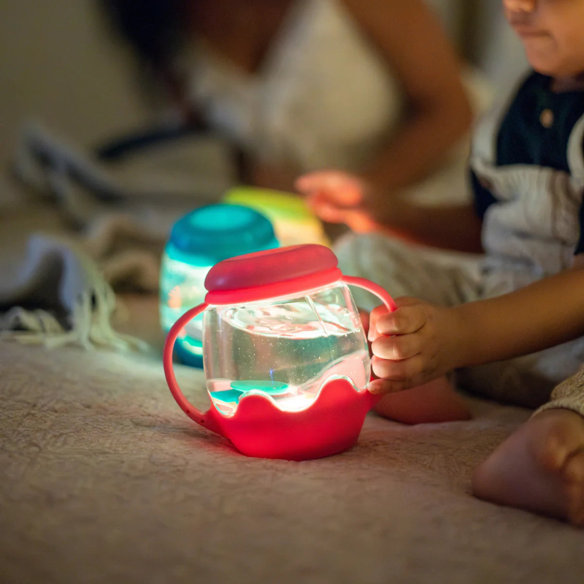 Mini Sensory Play Jar Pink