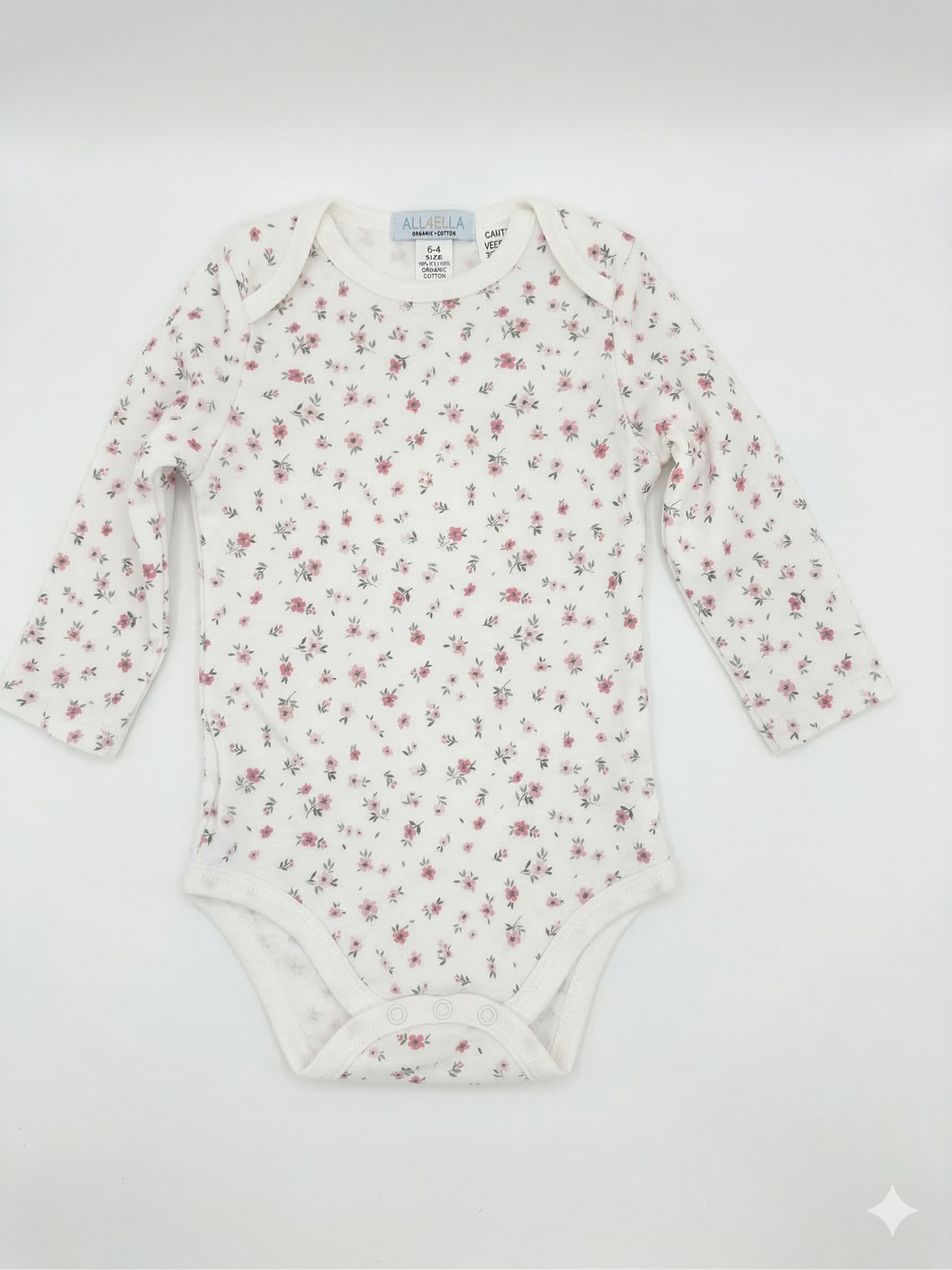 6pcs Organic Cotton Clothing Set Girl Floral