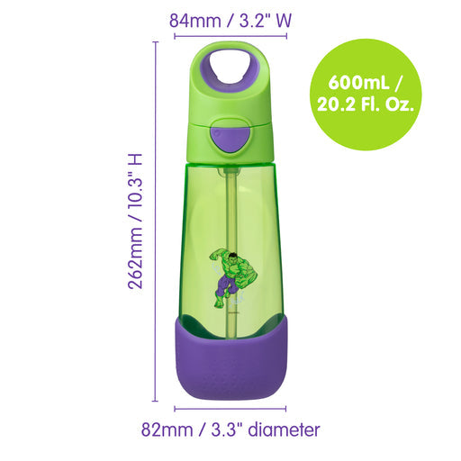 Marvel Hulk Tritan Drink Bottle 600mL
