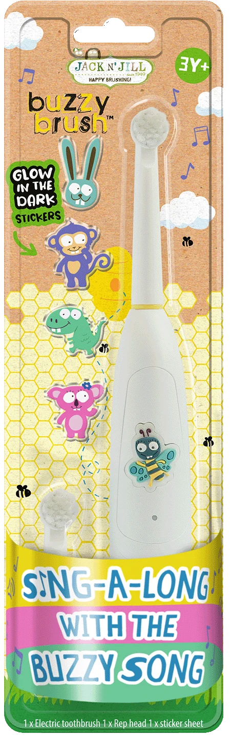 Kids Electric Musical Toothbrush Buzzy Brush (3+ yrs)