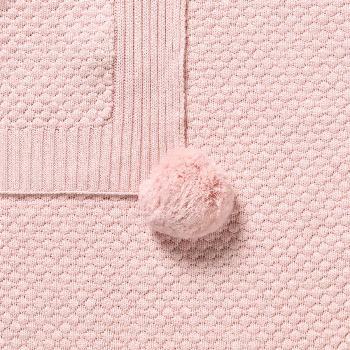Marshmellow Organic Knitted Bubble Blanket