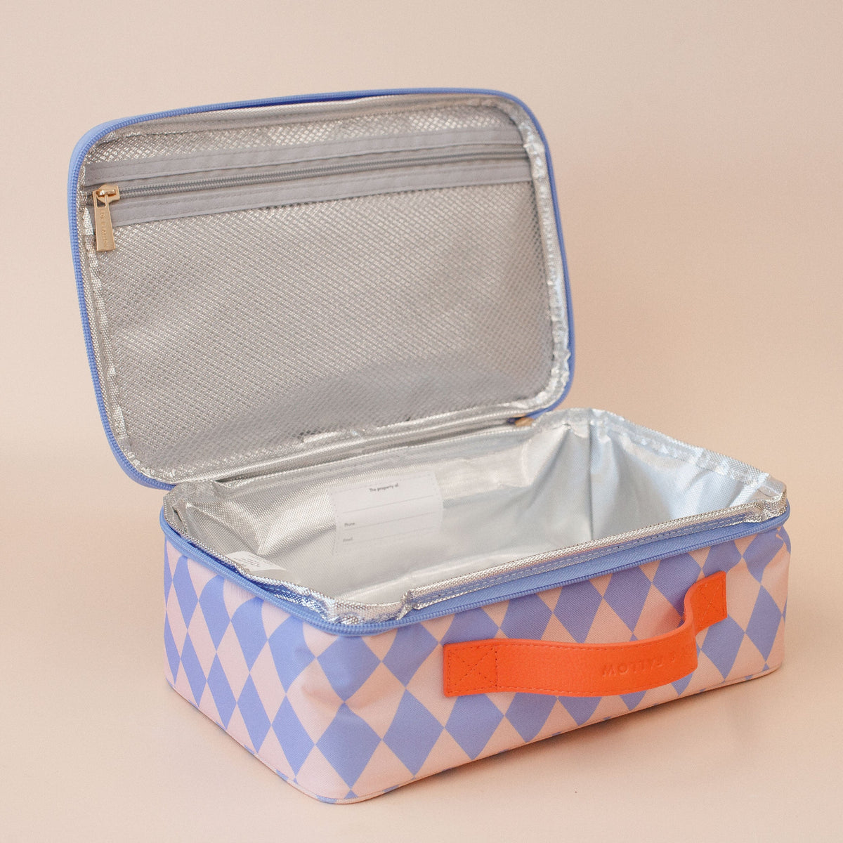 Blue Diamonds Large Lunch Bag