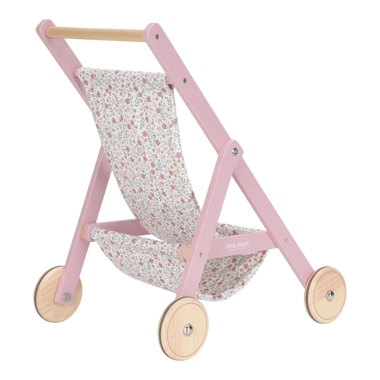 Wooden Doll Stroller