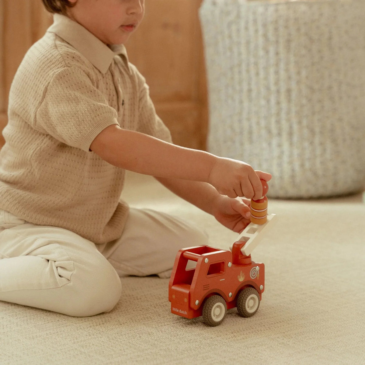 Wooden Fire Truck