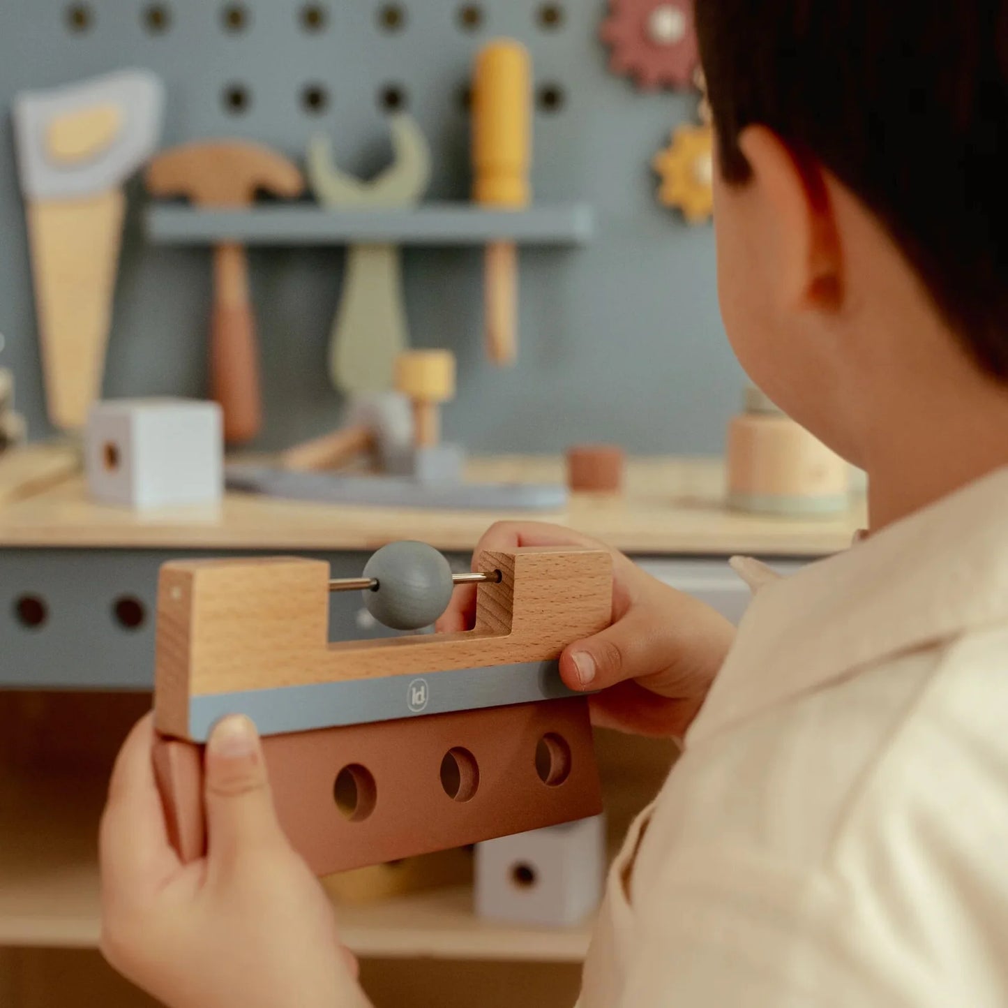 Wooden Play Workbench