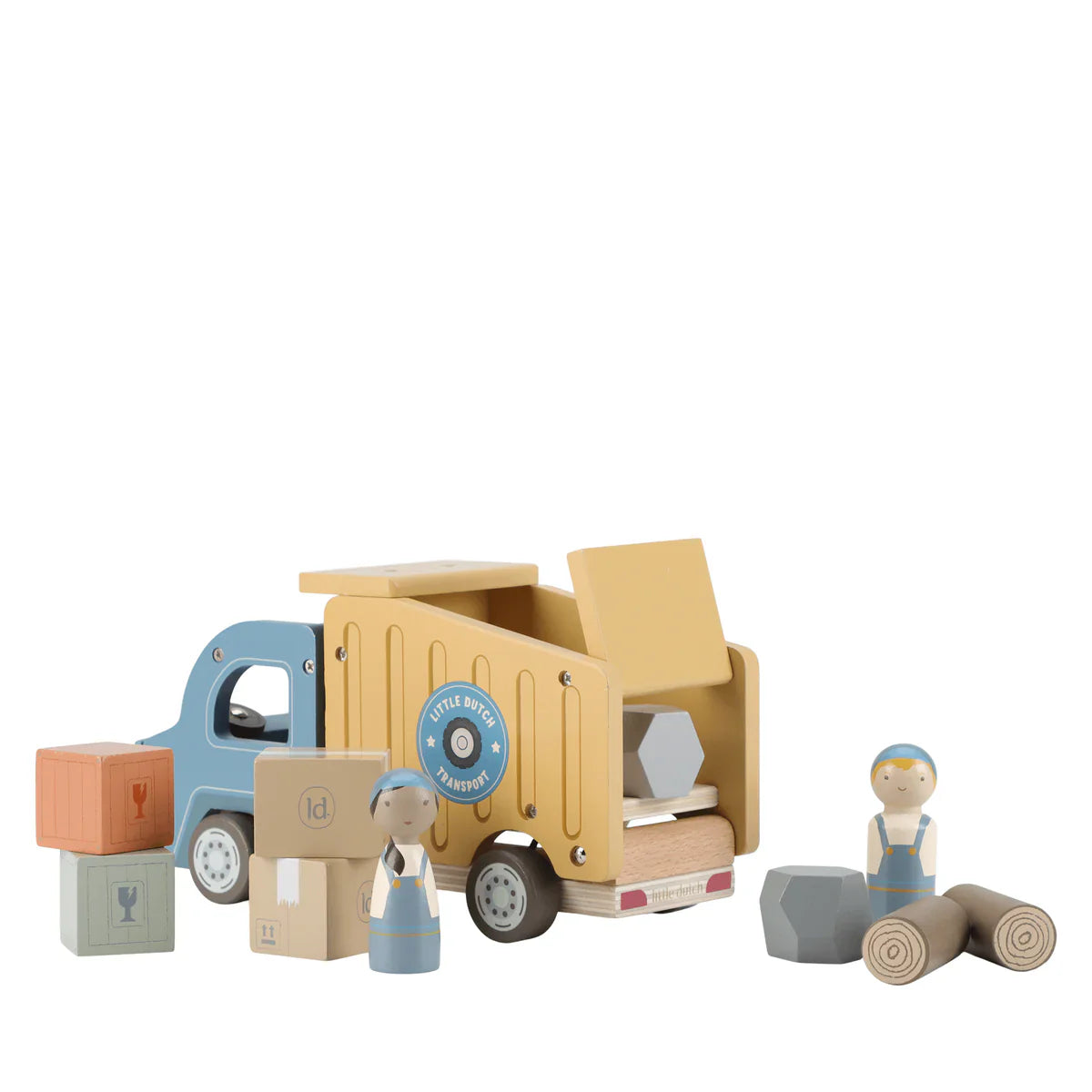 Wooden Garbage Truck