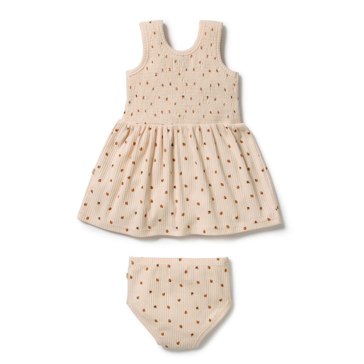 Little Lady Bugs Organic Dress Set