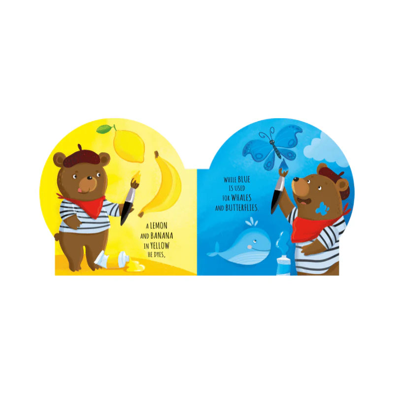 Sassi Junior Shaped Board Book Colours | Aster & Ruby