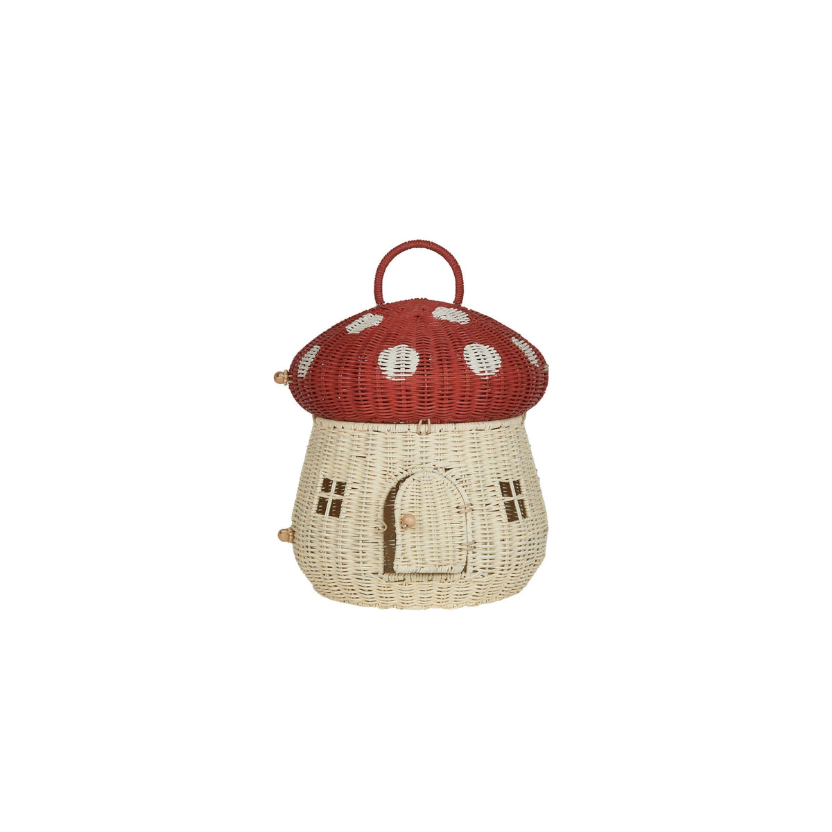 Olli Ella Mushroom Doll House Red | Aster & Ruby