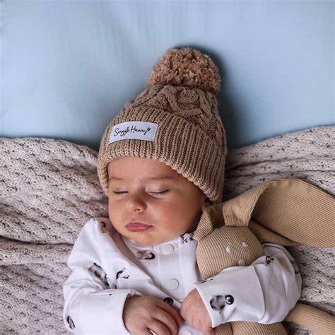 Snuggle Hunny Kids Hazelnut Organic Baby Knit Beanie | Aster & Ruby
