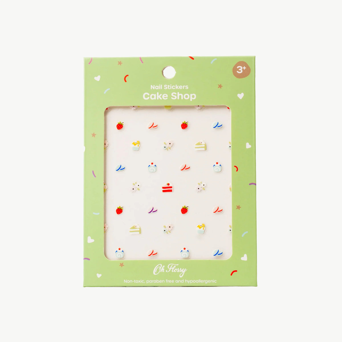 Nail Stickers Cake Shop