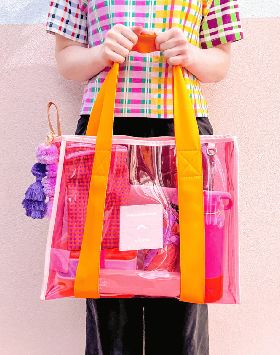 TSC Pink & Orange Cheeky Tote Bag