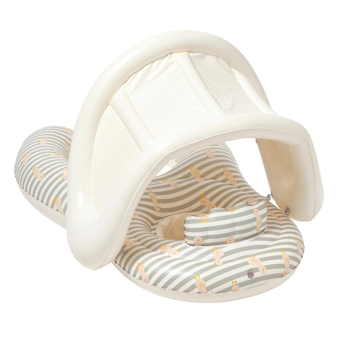 Float Together Baby Seat Duck Sage Stripe
