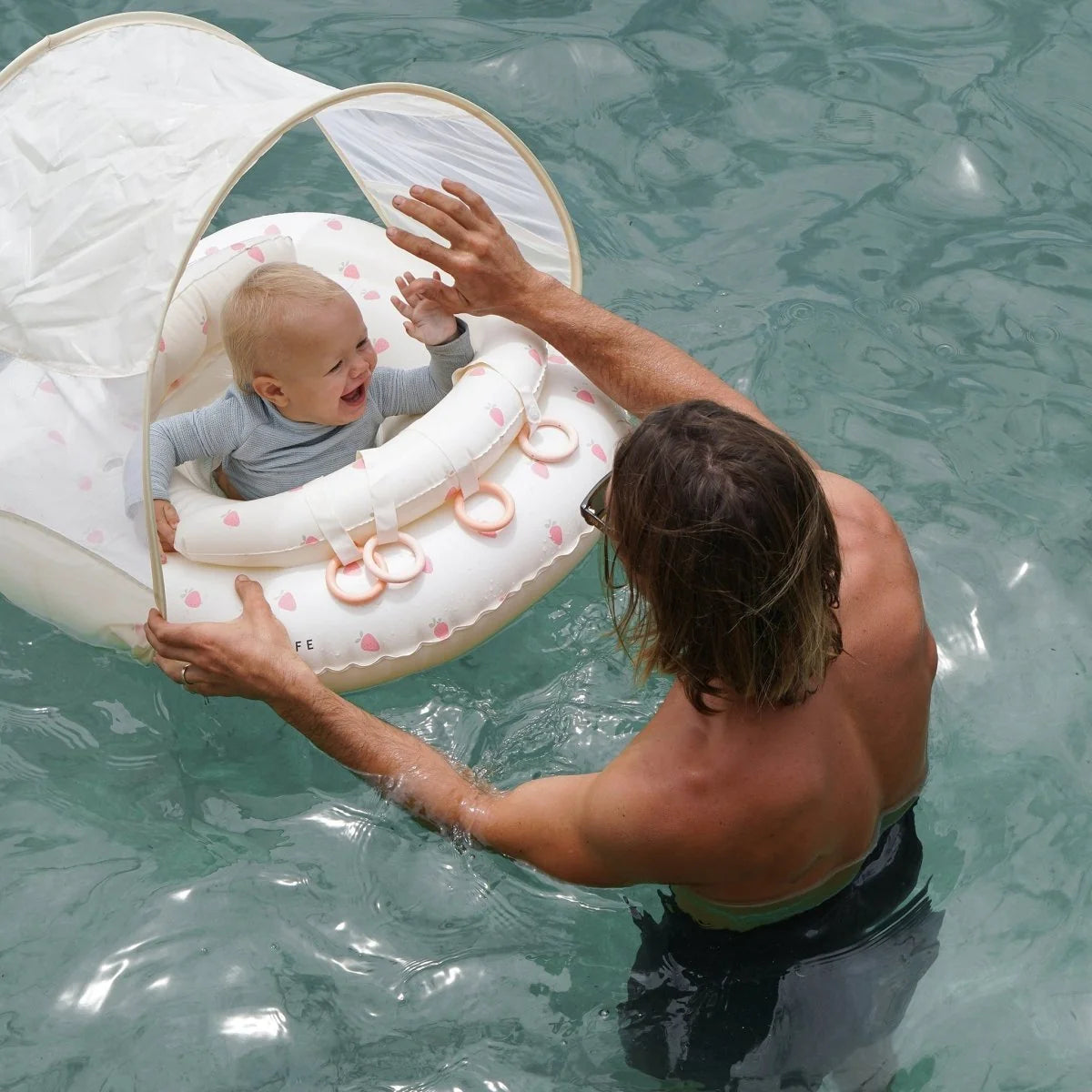 Interactive Baby Float Strawberry Sunshine Pink