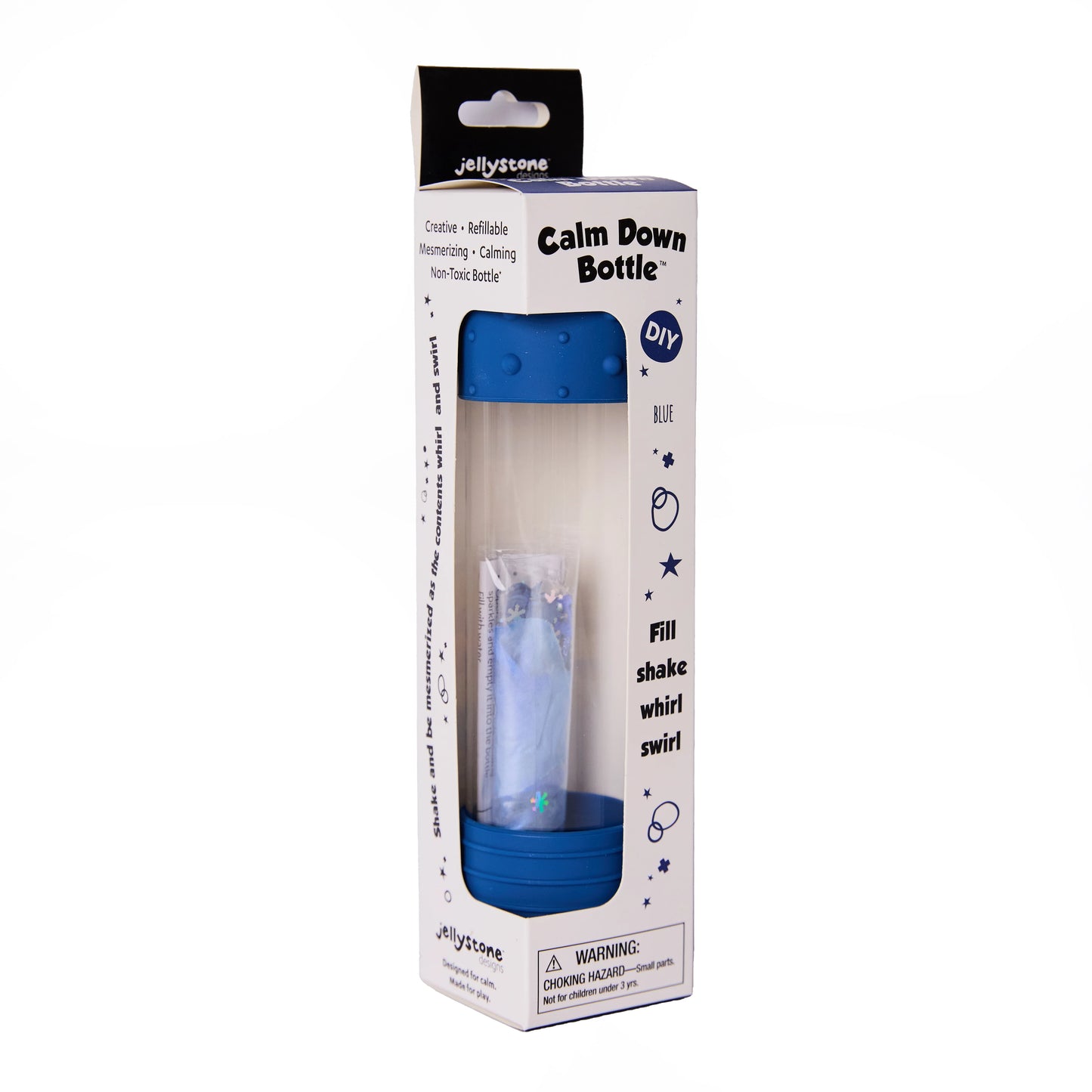 DIY Calm Down Bottle Blue