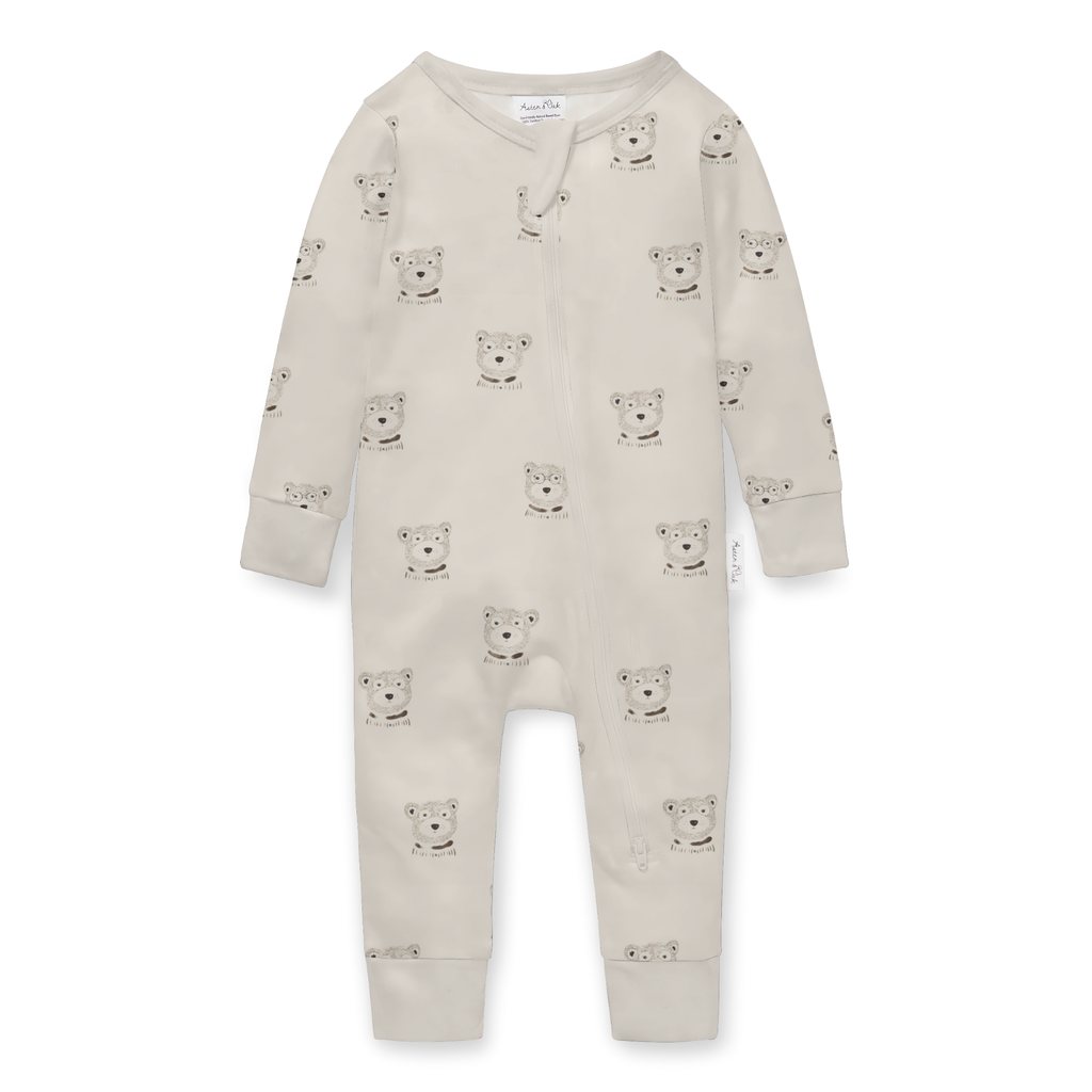 Byron Bear Zip Romper