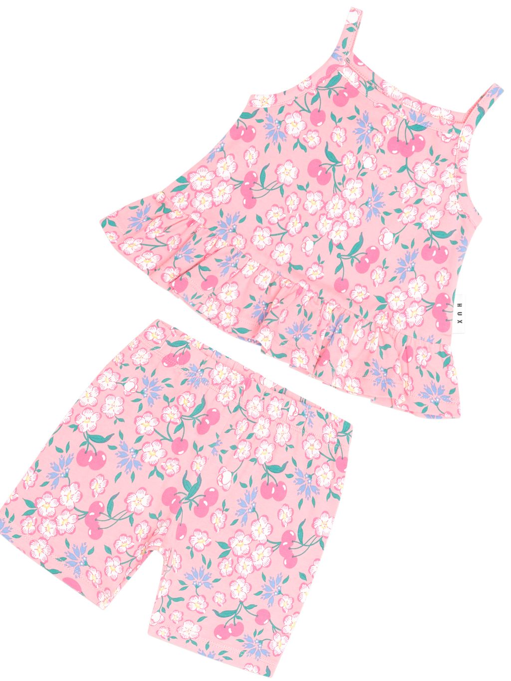 Tropical Cherry Floral 2 Piece Set