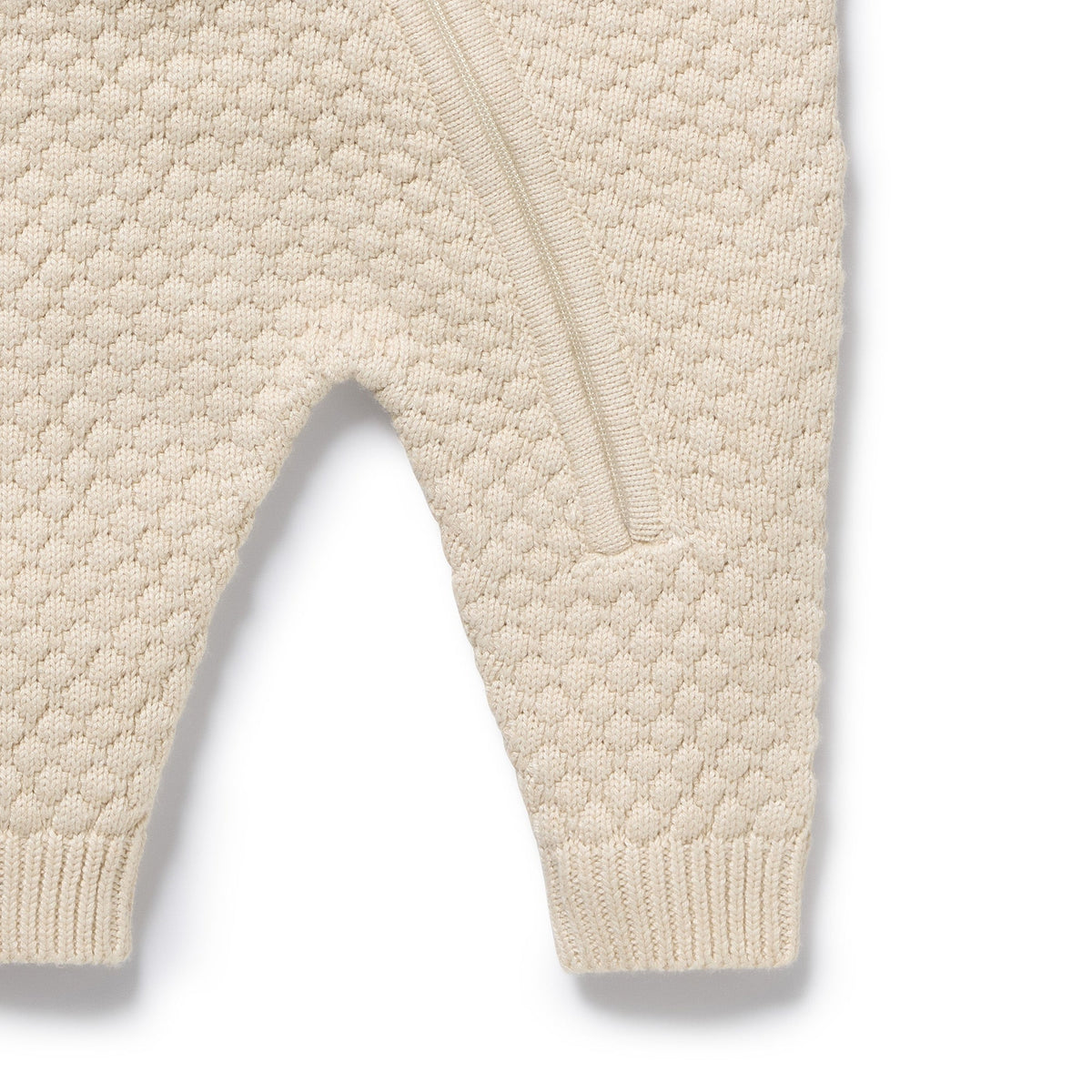 Cream Organic Knitted Bauble Growsuit