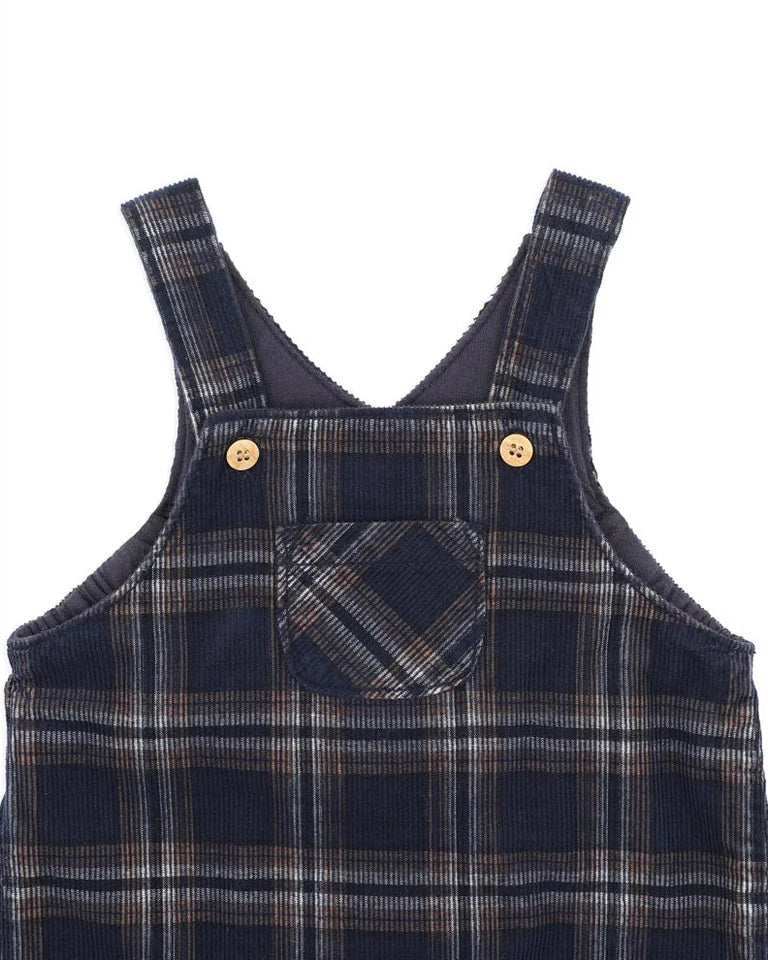 Jake Check Cord Overalls