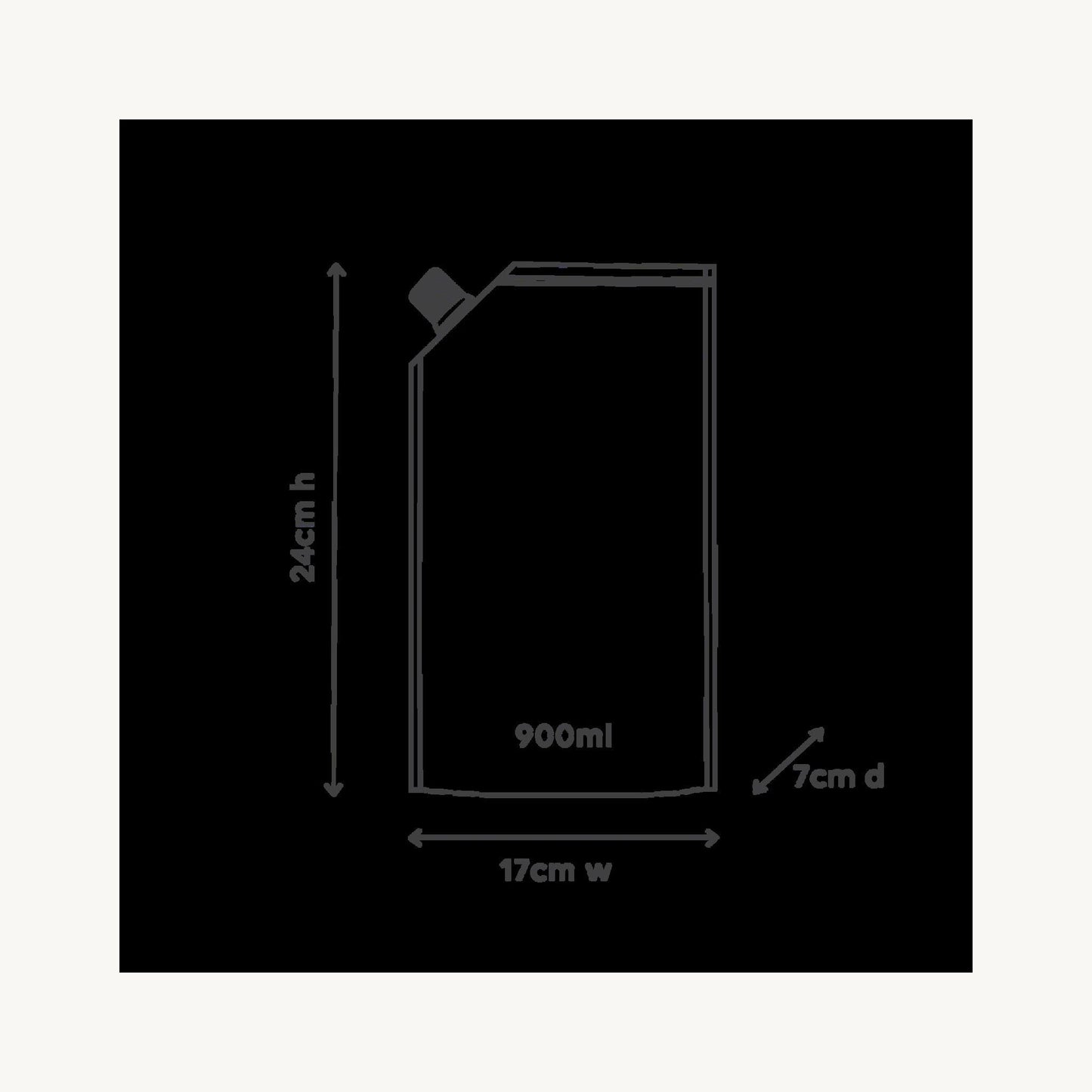 900ml Kitchen Bench Spray Refill - Lemon & Pomegranate – children's product by Al.ive Body | Aster & Ruby