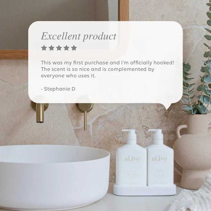 Al.ive Body Wash & Lotion Duo Mango & Lychee | Aster & Ruby