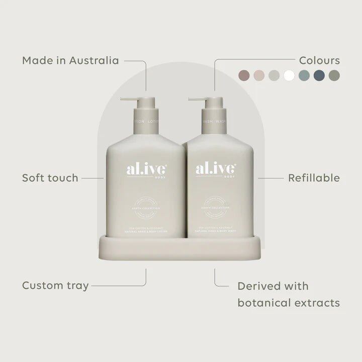 Wash & Lotion Duo Sea Cotton & Coconut – Aster & Ruby