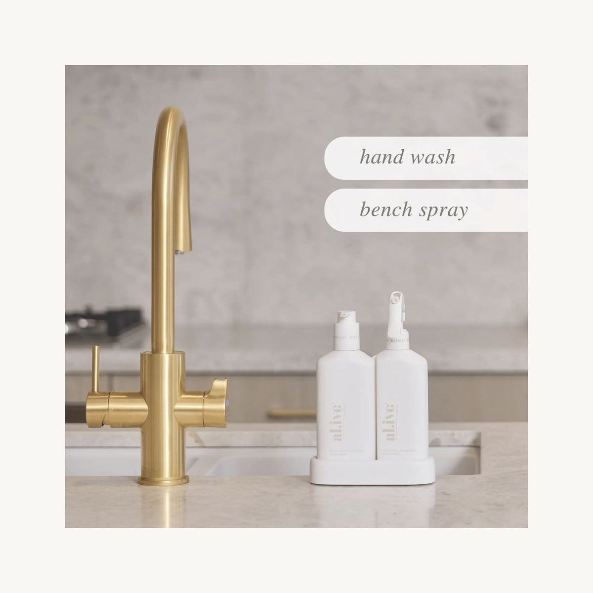 Al.ive Home Lemon Myrtle & Honeydew Premium Kitchen Duo | Aster & Ruby