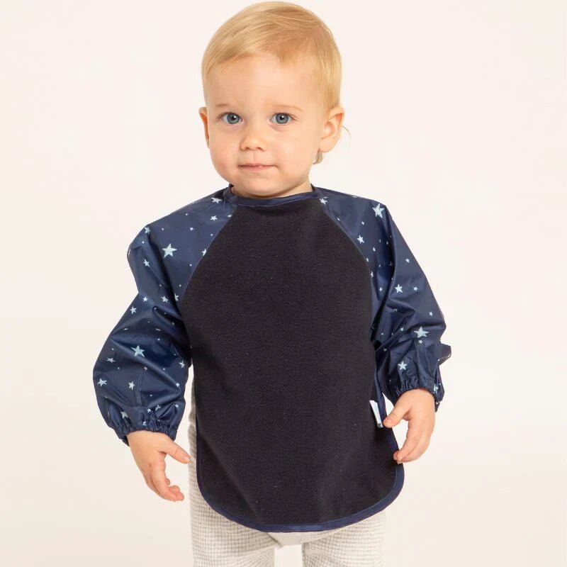 Long Sleeve Bib Star Blue – Aster & Ruby