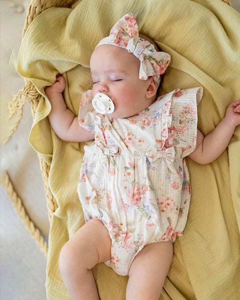 ANYA PRINT BODYSUIT – Newborn, 0-3m, 3-6m, 6-12m, 1 – Aster & Ruby