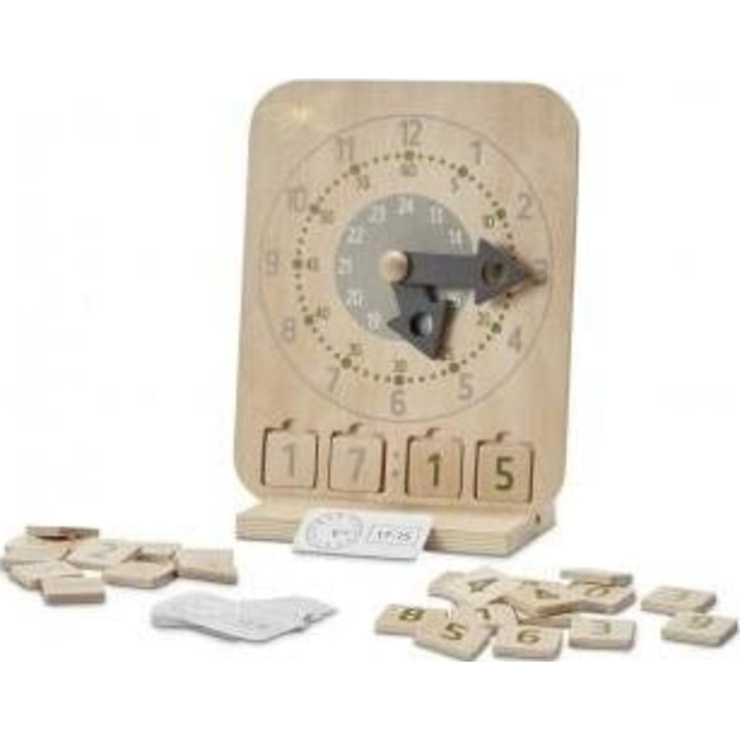 Astrup Wooden Educational Clock Set – children's product by Tender Leaf Toys | Aster & Ruby