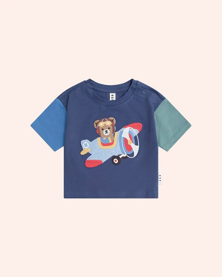 Aviator Huxbear Boxy Tee - Aster & Ruby