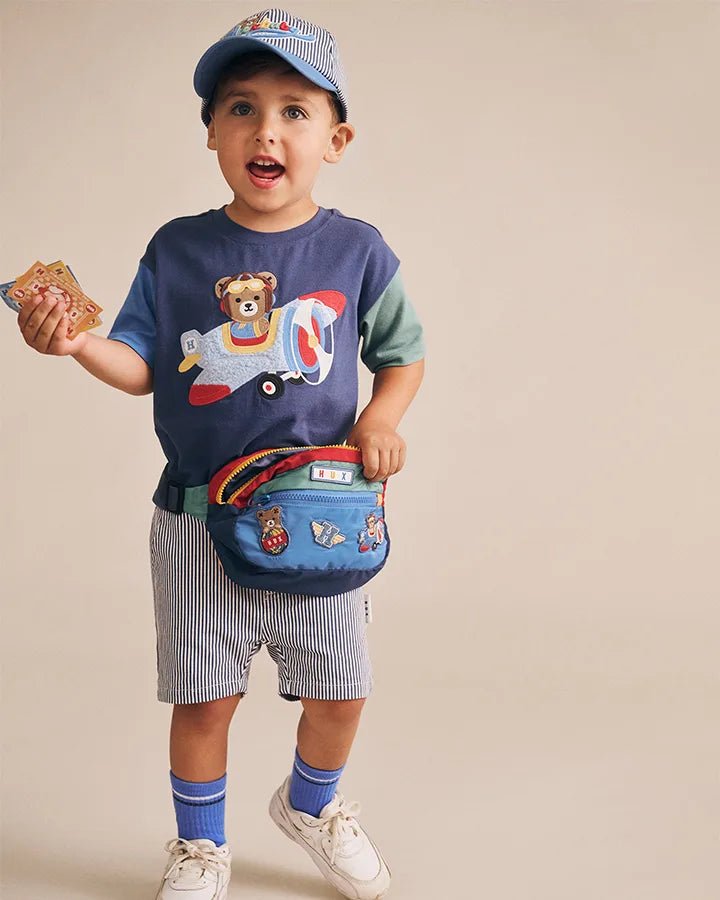 Aviator Huxbear Boxy Tee - Aster & Ruby