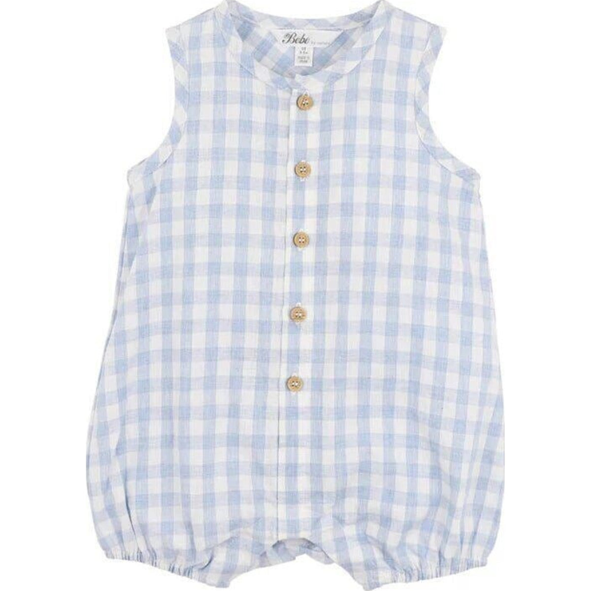 Bebe AXEL CHECK ROMPER | Aster & Ruby