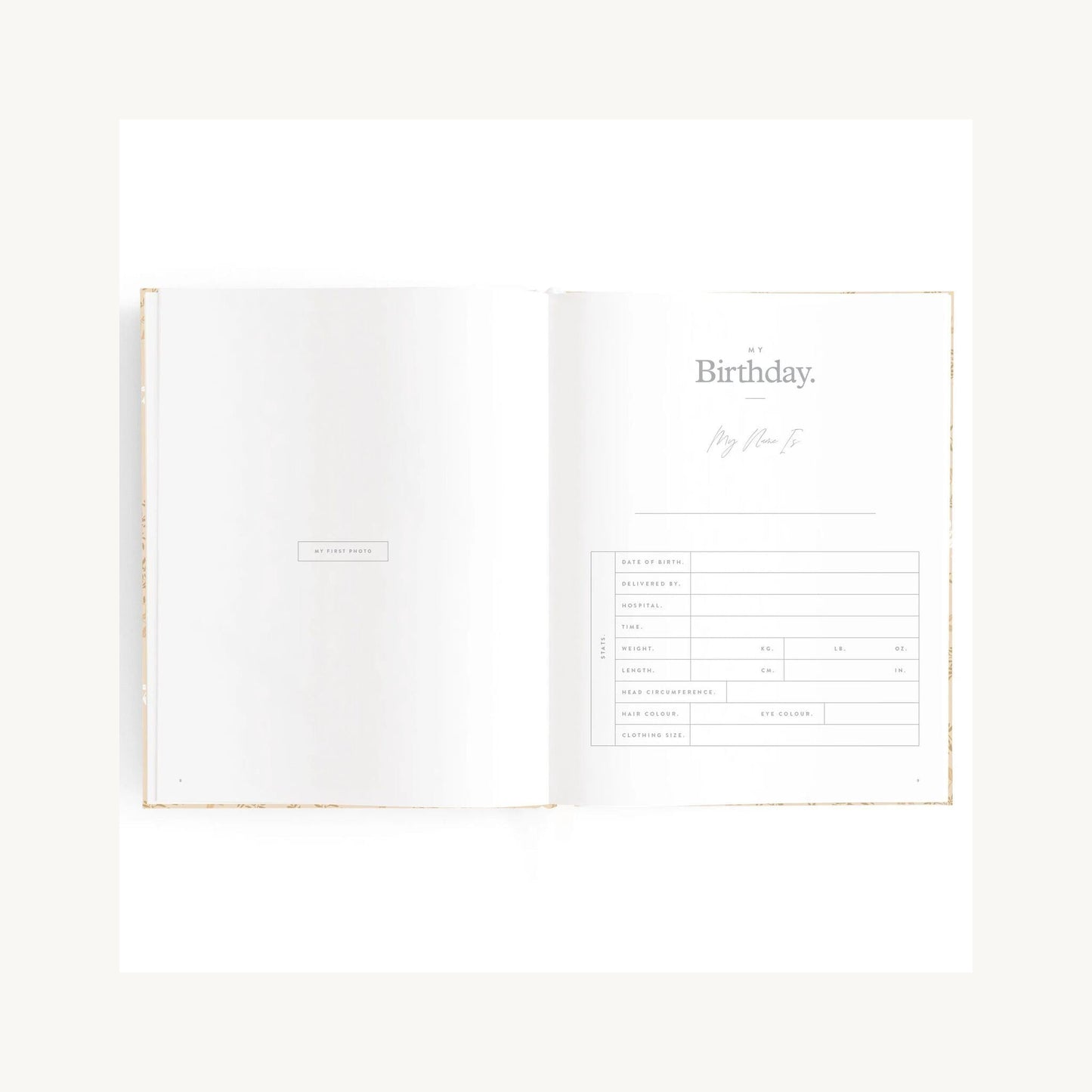 Baby Book Cedarwood – children's product by Fox & Fallow | Aster & Ruby