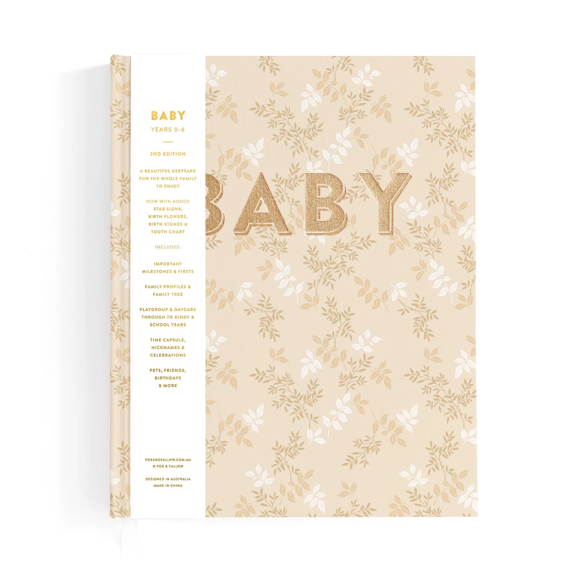 Baby Book Cedarwood - Aster & Ruby